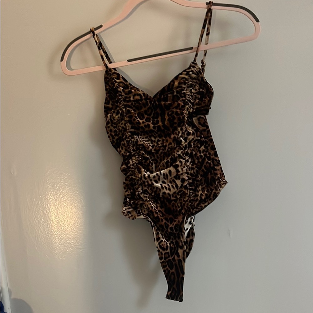 Forever 21 Animal Print Bodysuit